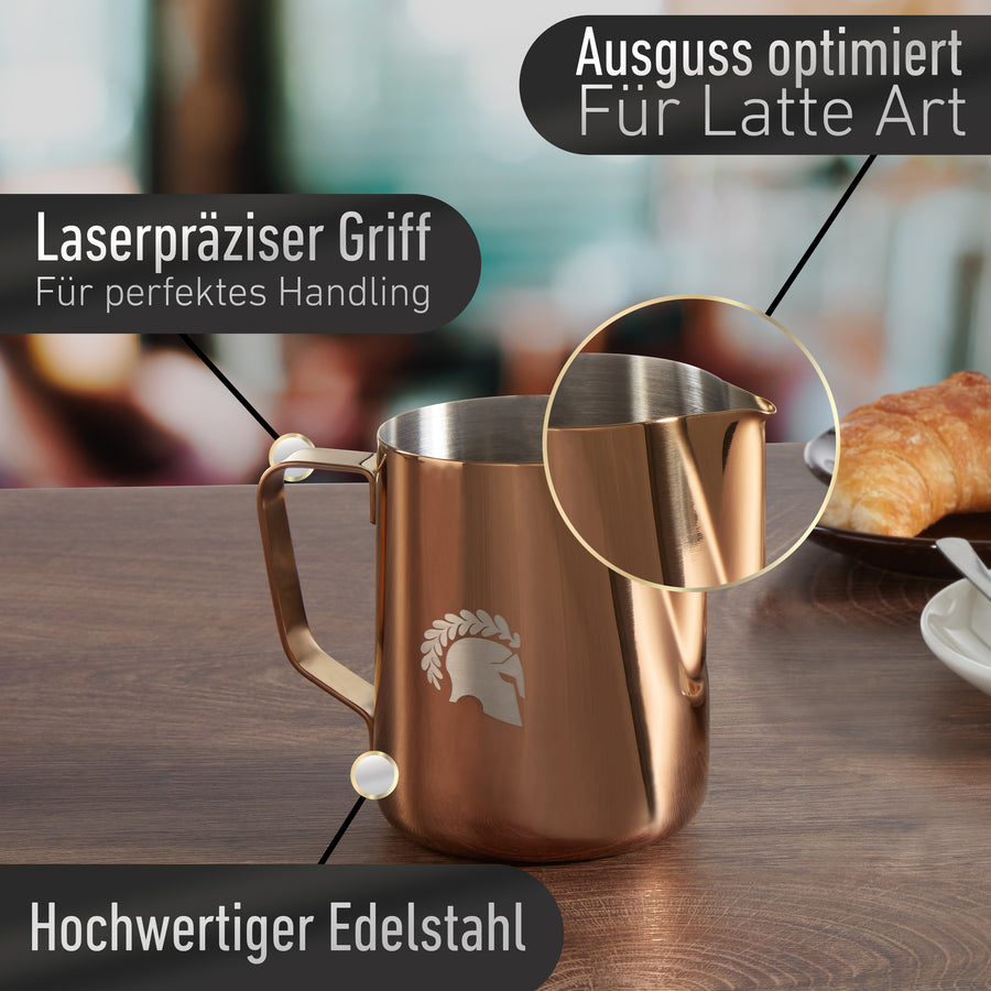 Die Tülle bestimmt die Linie
